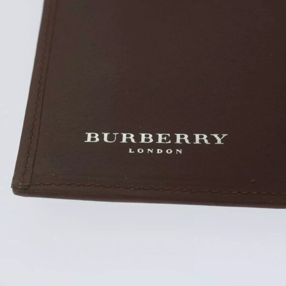 BURBERRY Nova Check Agenda Day Planner Cover Nylon Canvas Beige Auth - Picture 5 of 16